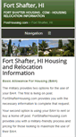 Mobile Screenshot of fortshafterhousing.com